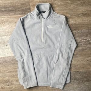 The North Face women’s medium gray zip up jacket